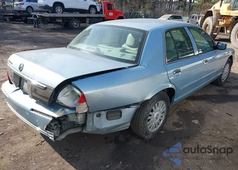 2008 Mercury Grand Marquis Gs from USA, damaged, VIN 2MEFM74V18X631669